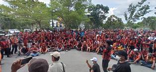 Giliran Kejari Siak Didemo PP & Mahasiswa, Minta Sejumlah Kasus Dugaan Tipikor di Siak Diusut Tuntas